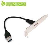 面板型 30cm USB3.1 Type-C 母對USB3.0 A公訊號連接線