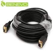 專業直通型 20M 公對母鍍金接頭RS232串列埠訊號延長線