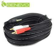 15米 3.5mm立體聲轉雙梅花接頭聲音連接線