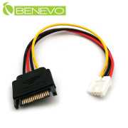 SATA公轉小4PIN母 軟碟機電源供電轉接線
