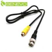 1米 BNC公轉RCA(AV)母視訊連接線