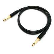 1米 6.3mm公頭轉6.3mm公頭 單聲道/非平衡式音訊連接線