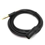 3米 6.3MM公頭轉XLR(Cannon接頭)公頭 平衡式音訊連接線