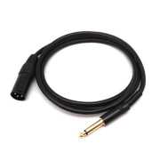 1.5米 6.3MM公頭轉XLR(Cannon接頭)公頭 單聲道音訊連接線