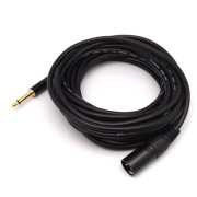 8米 6.3MM公頭轉XLR(Cannon接頭)公頭 單聲道音訊連接線