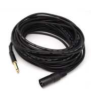15米 6.3MM公頭轉XLR(Cannon接頭)公頭 單聲道音訊連接線