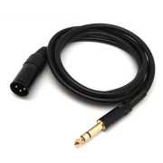 1.5米 6.3MM公頭轉XLR(Cannon接頭)公頭 平衡式音訊連接線