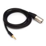 1.5米 3.5MM公頭轉XLR(Cannon接頭)公頭 音訊連接線