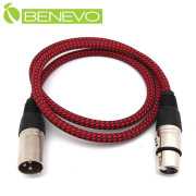 90cm XLR(Cannon接頭)公對母音訊連接線