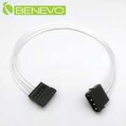 鍍銀版 30cm IDE 4PIN轉SATA電源轉接線(16AWG)