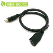 50cm 高畫質鍍金接頭HDMI2.0影音延伸線(公對母)