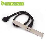 擋板型 50cm 主機板USB3.0 20PIN轉USB3.1 TYPE-C母連接線