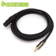 3米 3.5MM公頭轉XLR(Cannon接頭)母頭 平衡式音訊連接線