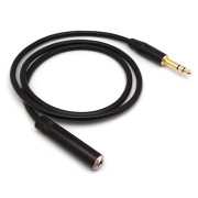 1米 6.3mm公頭轉6.3mm母頭 雙聲道音訊延長線