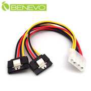 IDE 4PIN母頭轉雙SATA母頭電源轉接線