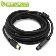 5米 高速FireWire/1394 9PIN轉6PIN訊號連接線