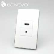 嵌入面板型 HDMI+3.5mm聲音插座