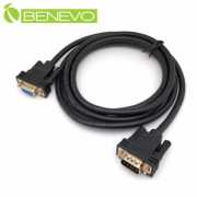 專業交叉型 2米 公對母鍍金接頭RS232串列埠訊號連接線