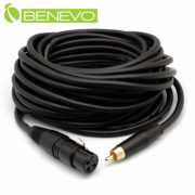 10米 RCA公頭轉XLR(Cannon接頭)母頭 非平衡式音訊連接線