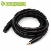 5米 RCA公頭轉XLR(Cannon接頭)母頭 非平衡式音訊連接線
