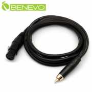 2米 RCA公頭轉XLR(Cannon接頭)母頭 非平衡式音訊連接線