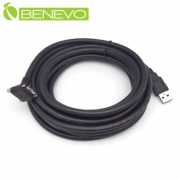 上彎可鎖型 5米 USB3.0 A(公)對Micro USB3.0(公)訊號連接線