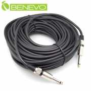 30米 TS型式6.3mm公對公單聲道/非平衡聲音連接線