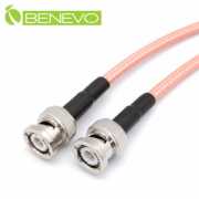 30cm BNC公對公 射頻訊號連接線/RG142高遮蔽同軸線 (6G/50歐姆)