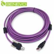 耐彎曲型 5米 USB2.0 A公轉B公可鎖 工業相機連接線