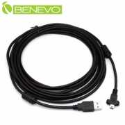 專業型 5米 USB2.0 A公轉Mini-B公可鎖 工業相機連接線