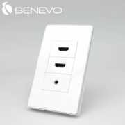 嵌入面板型 雙HDMI+3.5mm聲音插座