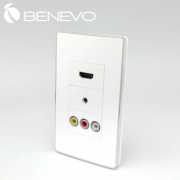 嵌入面板型 HDMI+3.5mm立體聲+AV影音插座