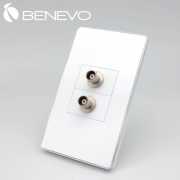 嵌入面板型 雙BNC母座