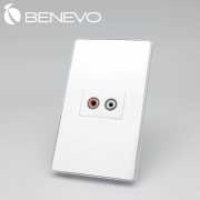 嵌入面板型 紅白L/R聲音插座