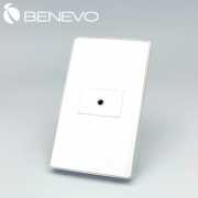 嵌入面板型 單孔3.5mm立體聲插座