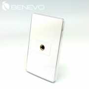 嵌入面板型 單孔6.3mm立體聲插座