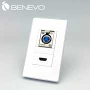 嵌入面板型 XLR音訊+HDMI插座