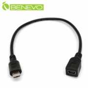 25cm Micro USB公轉Mini USB母轉接線
