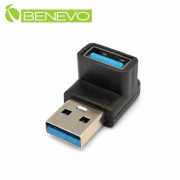 上彎型 USB3.0 A公對A母轉接頭