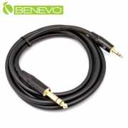 2M TRS型式6.3mm公對3.5mm公 平衡聲音連接線