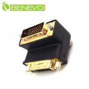 下彎型 DVI-D 公對母轉接頭
