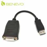 主動4K版 DP轉DVI-D訊號轉換器，支援最多6螢幕顯示