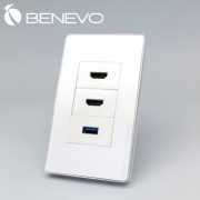 嵌入面板型 雙HDMI+USB3.0插座