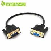 專業直通型 30cm RS232直通連接線(內部接點2,3,5，線芯22AWG，具遮蔽)