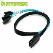 50cm SFF-8087 Mini SAS 36P轉4組SATA 7P轉接線/陣列卡擴充線