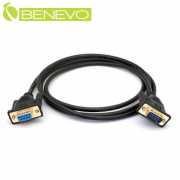 專業直通型 1.5米 RS232直通連接線(內部接點2,3,5，線芯22AWG，具遮蔽)