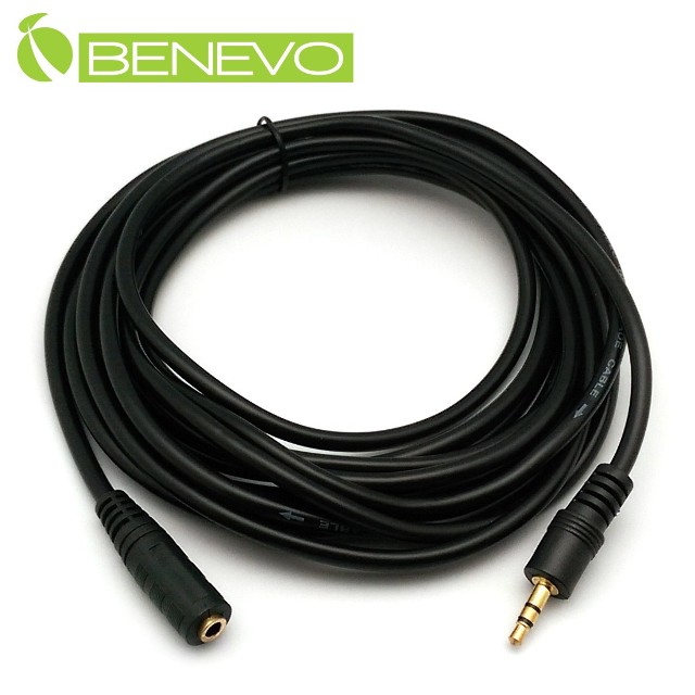 BENEVO 5米 3.5mm 立體聲耳機延長線 - 整體設計