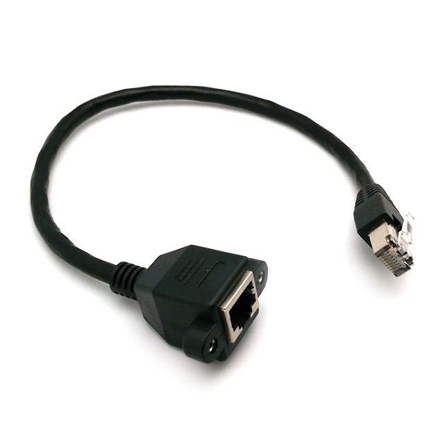 BENEVO 30cm Cat6 RJ45 延長線 - 公頭特寫