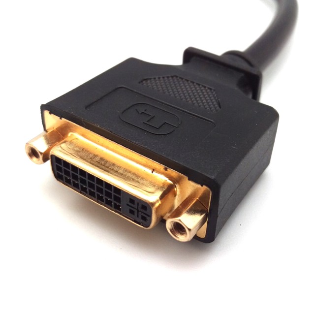 BENEVO 20cm HDMI(公)轉DVI(母)訊號連接短線 (BHDMIMDVIF020) - BENEVO線上購物