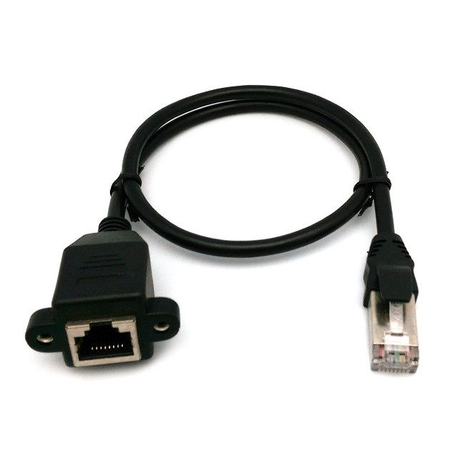 BENEVO 50cm RJ45延長線 - 公接頭特寫